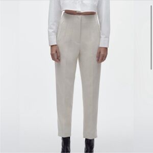 Zara high waisted tapered pant